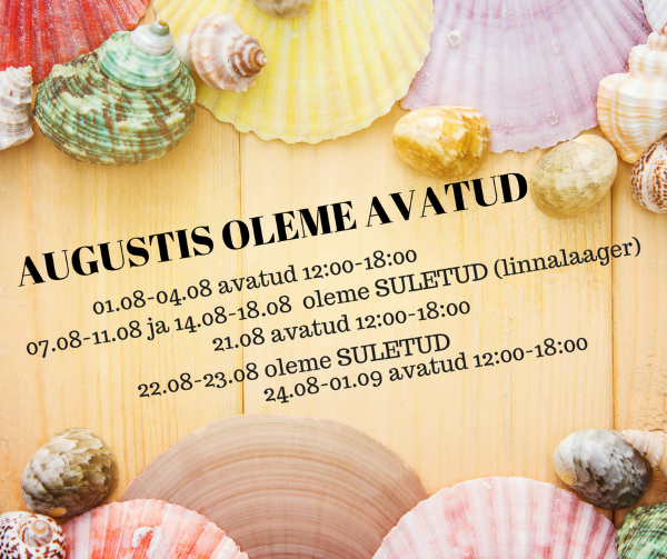 AUGUSTIS OLEME AVATUD